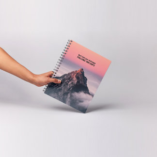 Fordern Sie Ihre Grenzen heraus - Motivierend Note Notizblock