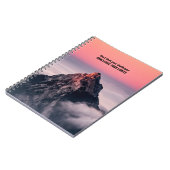 Fordern Sie Ihre Grenzen heraus - Motivierend Note Notizblock (Linke Seite)