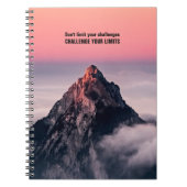 Fordern Sie Ihre Grenzen heraus - Motivierend Note Notizblock (Vorderseite)