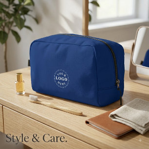 Fördern Sie Ihre Marke Navy Dopp Kit für Reisegepä Waschbeutel
