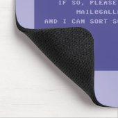 Fordern Sie Ihren kundenspezifischen Entwurf des Mousepad (Ecke)