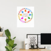 Fördern Sie Inklusion Poster (Heimbüro)
