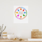 Fördern Sie Inklusion Poster (Küche)