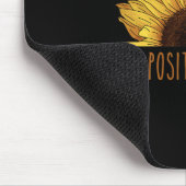 Fördern Sie positive Gedanken Freundlichkeit Gesch Mousepad (Ecke)
