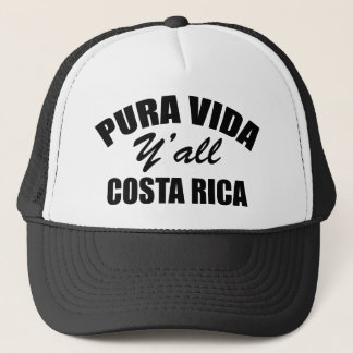 Fördern Sie "reines Lebens-" Costa Rica-Art!!! Truckerkappe
