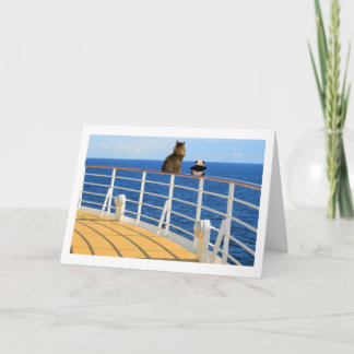 Fördern Sie und Panda-Kreuzfahrt-Karte Karte