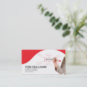 FÖRDERND für Geschäfts-Trainer-strategische Visitenkarte (Stehend Vorderseite)