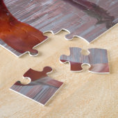 Fordernde Flamingos Foto  Puzzle (Seite)
