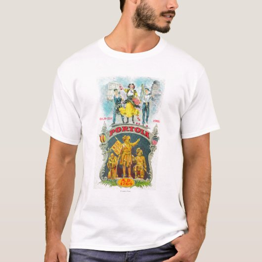 Fördernde Szene von Portola Festival T-Shirt (Vorderseite)