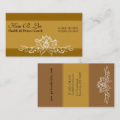 Fördernder Lotus-Garten Visitenkarte (Vorne/Hinten)