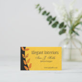 Fördernder Volksinnenarchitekt sein elegant Visitenkarte (Stehend Vorderseite)