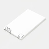 Förderndes eingebranntes Post-It 3" x4 " Post-it Klebezettel (angewinkelt)