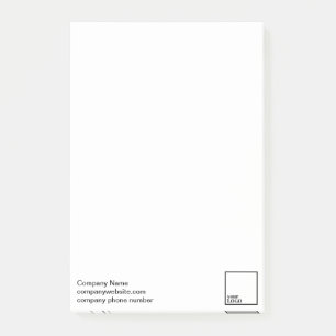 Förderndes eingebranntes Post-It 3" x4 " Post-it Klebezettel