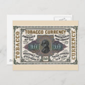 Förderndes Einzelteil des Vintagen Tabaks - Postkarte (Vorne/Hinten)