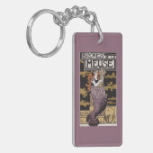 Förderndes Plakat Bieres De-La Maas Schlüsselanhänger (Vorderseite links)