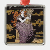 Förderndes Plakat Bieres De-La Maas Silbernes Ornament (Vorne)