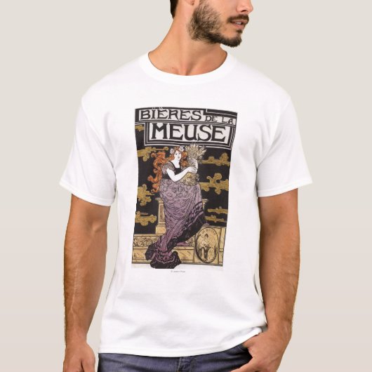 Förderndes Plakat Bieres De-La Maas T-Shirt (Vorderseite)
