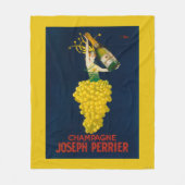 Förderndes Plakat Josephs Perrier Champagne Fleecedecke (Vorderseite)