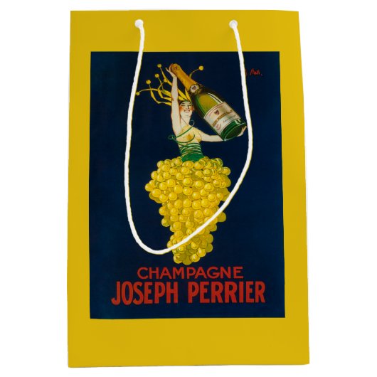Förderndes Plakat Josephs Perrier Champagne Mittlere Geschenktüte (Vorderseite)