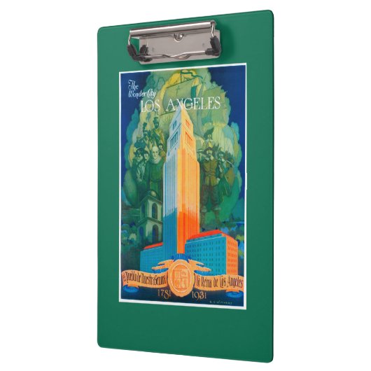Förderndes Plakat Los Angeless Klemmbrett (Links)