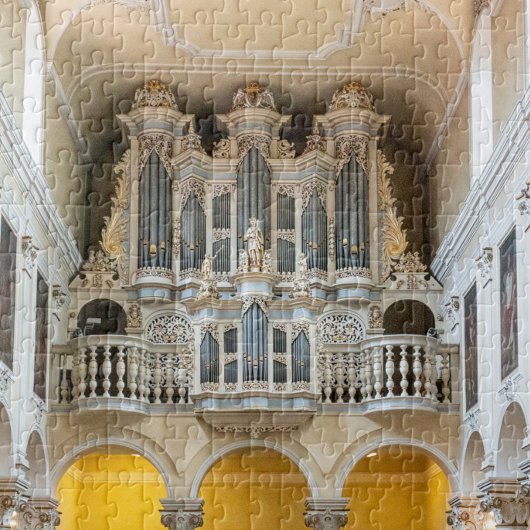 Forderndes und detailliertes Pipe-Organ-Puzzle Puzzle