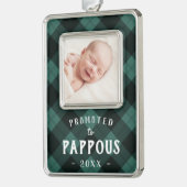 Fördert für Appous | Foto Grandpa Rahmen-Ornament Silber (Links)