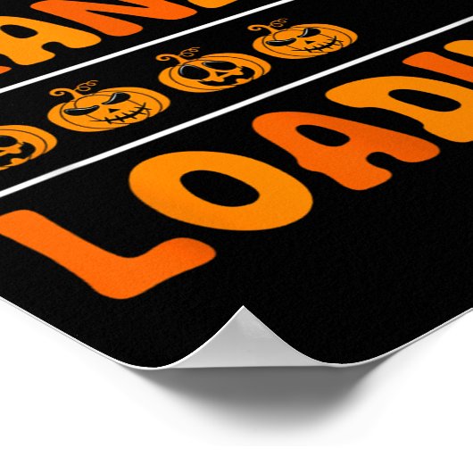 Fördert für Großvater Kürbiskölpel Halloween Gran Poster (Ecke)