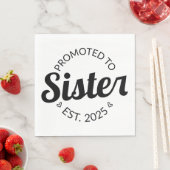 Fördert, um Est zu registrieren. 2025 Serviette (Beispiel)