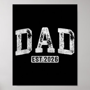 Fördert zum Vater Est 2026 Daddy zu Geschenken ers Poster