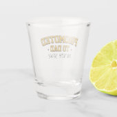 FÖRDERT ZUM VATER - KUNSTSTOM SCHNAPSGLAS (Rückseite)