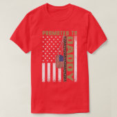 Förderung an Daddy American Flag Camouflage TShirt (Design vorne)