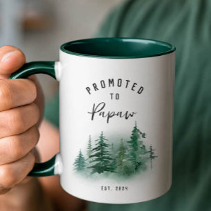 Förderung bis zum Jahr am Ende des Papaw. Tasse