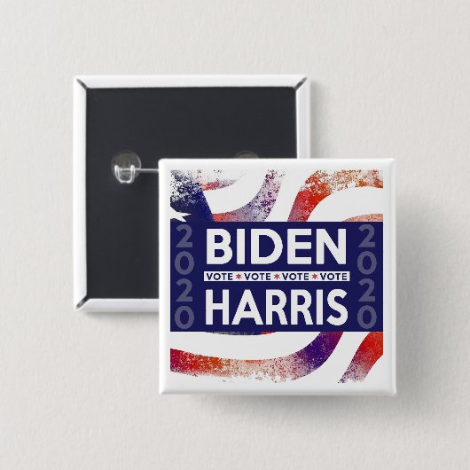 Förderung der Abstimmung Biden Harris 2020 Button (Vorne & Hinten)