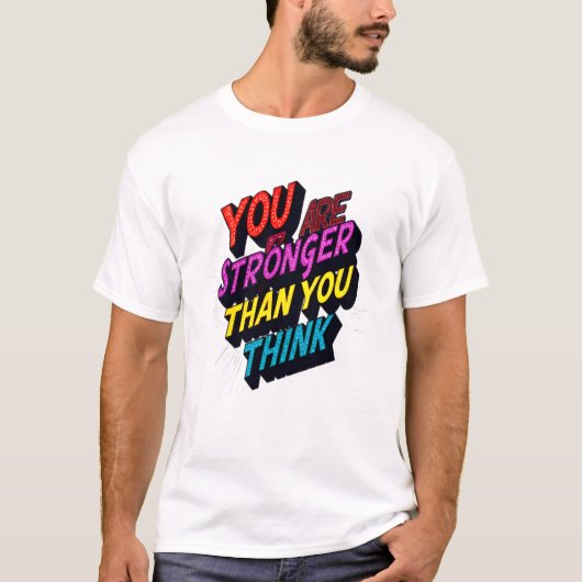 Förderung der Angebotstypografie T-Shirt (Vorderseite)
