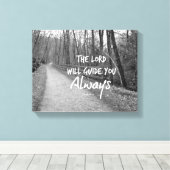 Förderung der Bibelverse Leinwanddruck (Insitu (Holzboden))