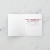 Förderung der Blume Clemantis Dankeskarte (Innenseite)