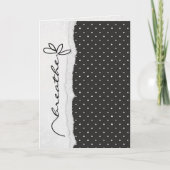 Förderung der Blume Karte (Vorderseite)