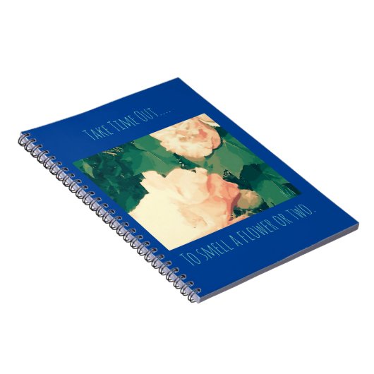 Förderung der Blumenspirale Notizblock (Rechte Seite)