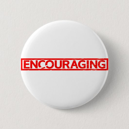 Förderung der Briefmarke Button (Vorderseite)