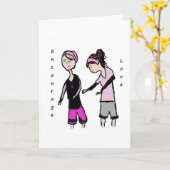 Förderung der Brustkrebsfreundlichkeit Karte (Gelbe Blume)