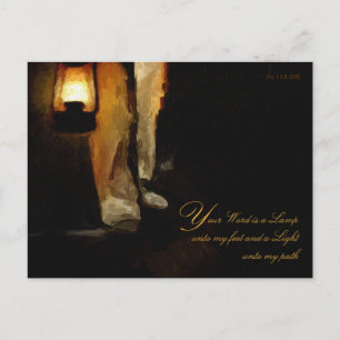 Förderung der christlichen Inspiration Bible Verse Postkarte