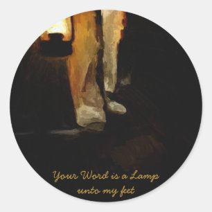 Förderung der christlichen Inspiration Bible Verse Runder Aufkleber