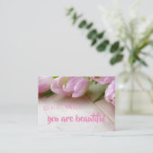 Förderung der Erinnerung; Sie sind wunderschön Begleitkarte (Stehend Vorderseite)