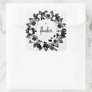 Förderung der Erleuchtung Comfort Hope Quadratischer Aufkleber