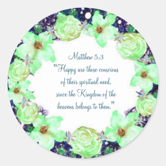 Förderung der Erleuchtung Comfort Hope Runder Aufkleber (Vorderseite)