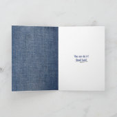 Förderung der Ernährung von Blue Jeans Karte (Innenseite)