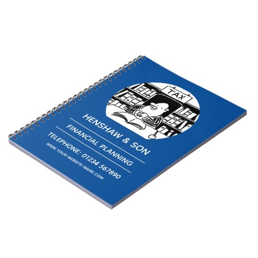 Förderung der Finanzplanung oder der Wirtschaftspr Notizblock (Linke Seite)