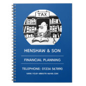 Förderung der Finanzplanung oder der Wirtschaftspr Notizblock (Vorderseite)