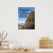 Förderung der Herausforderungen des Lebens Poster (Küche)