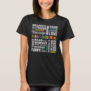 Förderung der Inspiriert Liebe Paraprofessional Pa T-Shirt